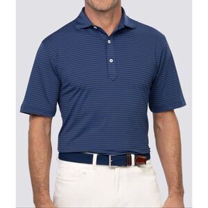 NWT Turtleson performance striped polo. Lrg $115 D8